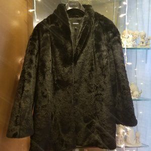 Express oversized Faux Fur Coat